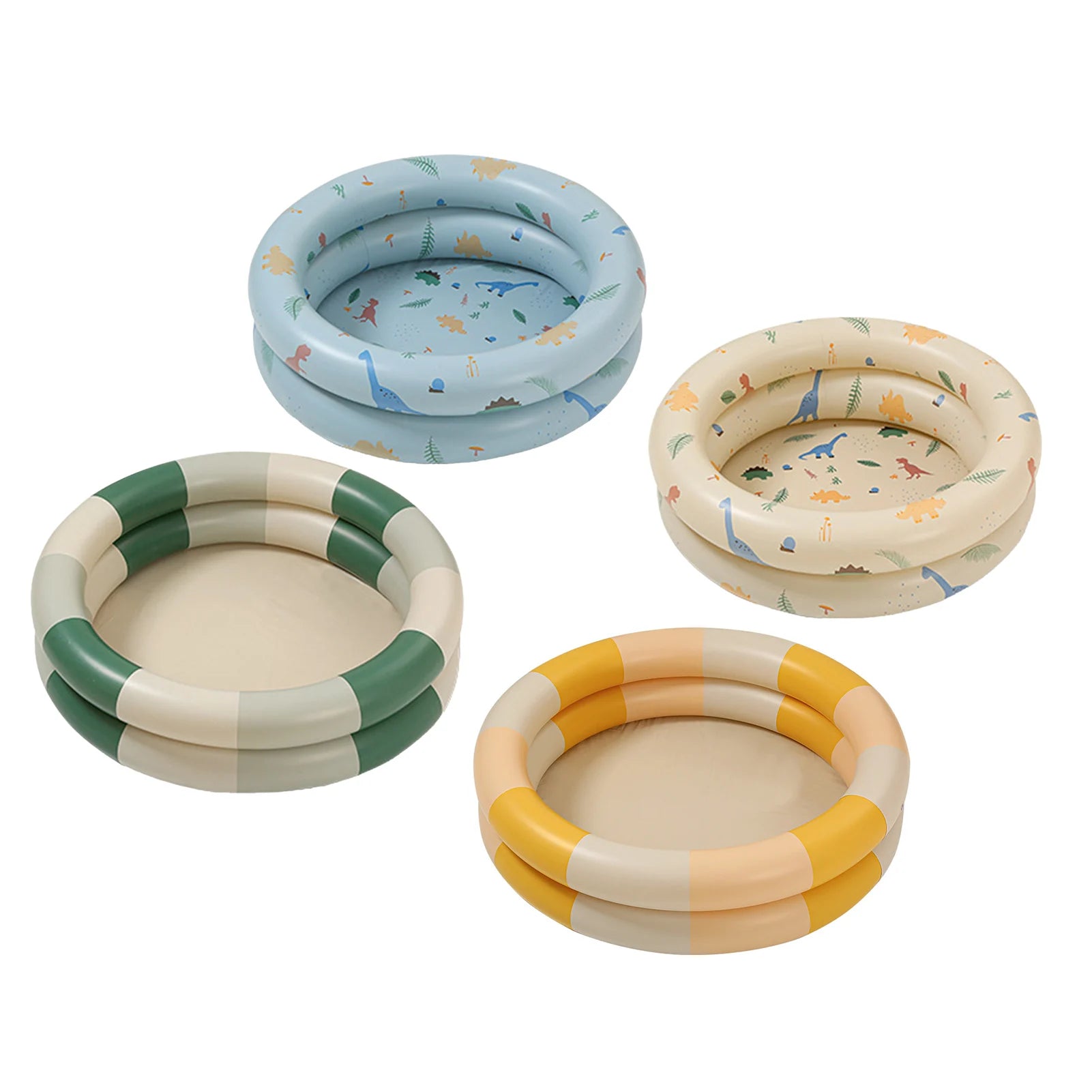 Piscine gonflable résistante pour bébé, style rétro